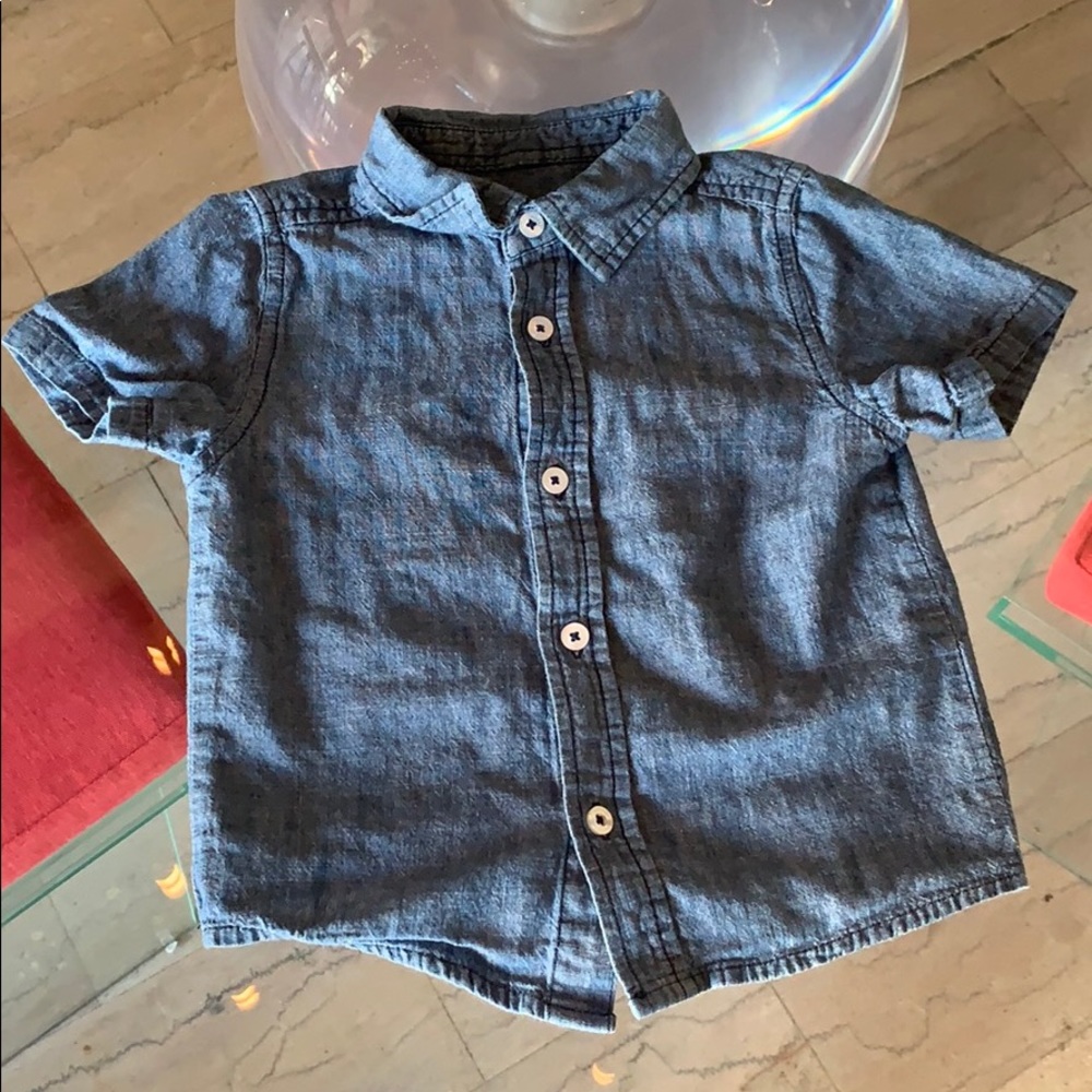 Denim Dress shirt by Healthtex size 3T